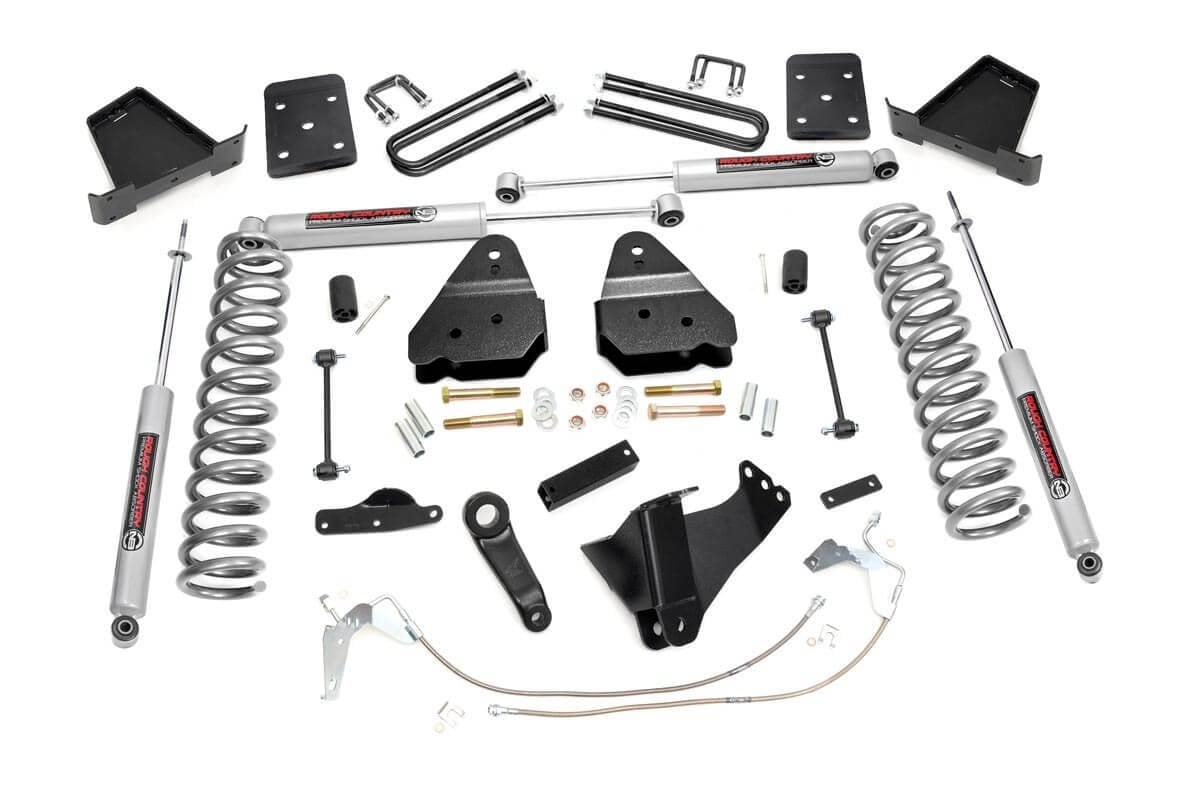 Ford F-250 Super Duty Suspension Lift Kit - Rough Country - 4.5 Inch - '08-'10
